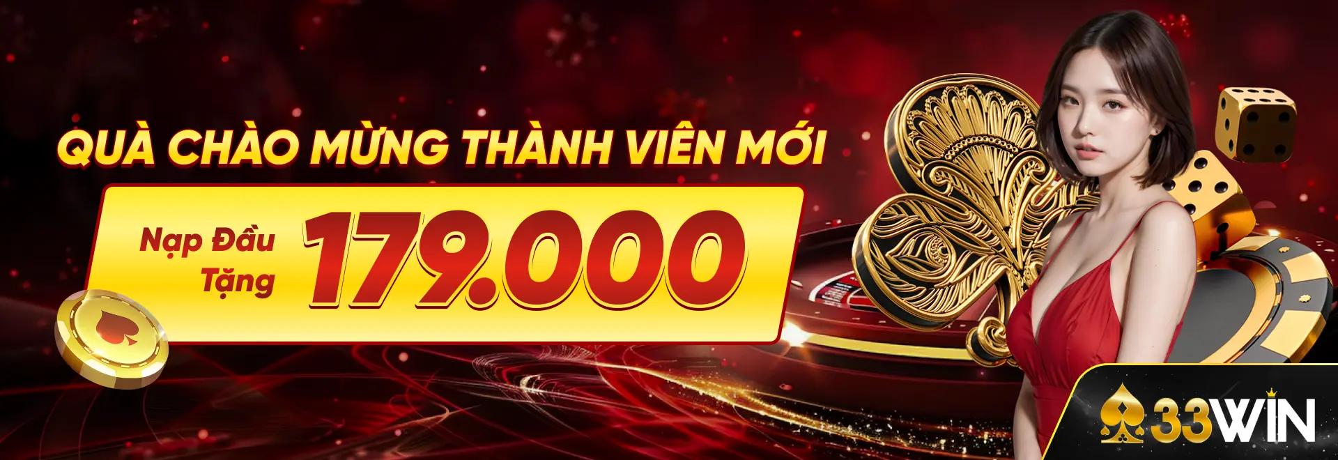 Chào mừng thành viên mới đăng ký 33win